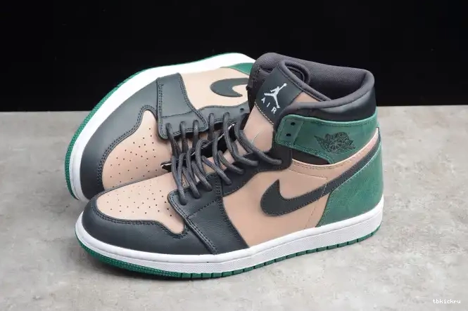 Rep TBkick Green Mystic Bio 1 Beige High Air Retro Anthracite Jordan AH7389-203 0506